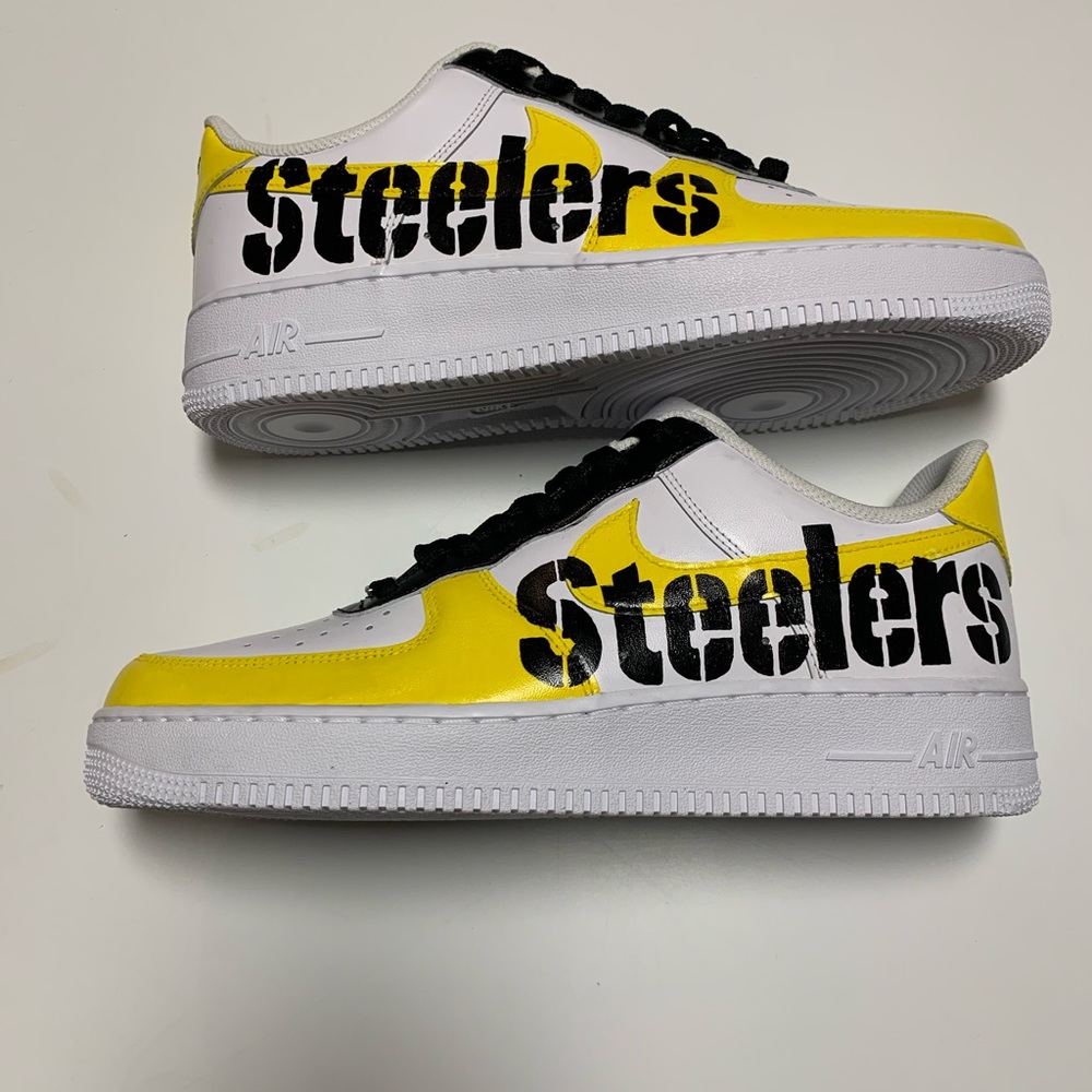 Custom Steeler Airforce Ones